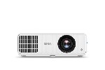 BenQ LH550 DLP, FHD 1080P, 2600 ANSI lumens 1.1X, HDMIx2, USB-A, SmartEco; T/R: 1.49-1.64, Contrast Ratio (FOFO) 15, 000:1, Display Color 30-bit (1.07 billion colors) Light Source LED, Audio out x1, 10W speaker, Light Source Life ECO 30000 hrs, White