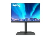 BenQ SW242Q, 24.1" IPS, 5ms, 2560x1600 QHD, 16:10, Photo. Monitor, sRGB 100%, Adobe RGB 99%, HDR10, 14-Bit 3D LUT, Delta E, 1000:1, 20M:1 DCR, 400 cd/m2, HDMI 2.0, DP 1.4, USB-C (90W), CReader, H/W calibration, HPhpon.jack, Height Adj., Pivot, Tilt, 